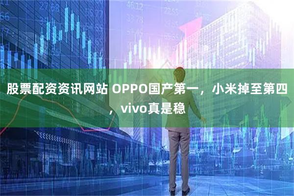 股票配资资讯网站 OPPO国产第一，小米掉至第四，vivo真是稳